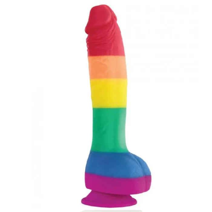 Colours Pride Edition Rainbow Silicone 95 Inch Dildo NS Novelties Dildos