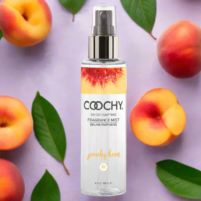 Coochy Peachy Keen Fragrance Body Mist 4 oz Classic Brands Female Sex Toys Coochy Peachy Keen Fragrance Body Mist 4 oz Classic Brands Female Sex Toys