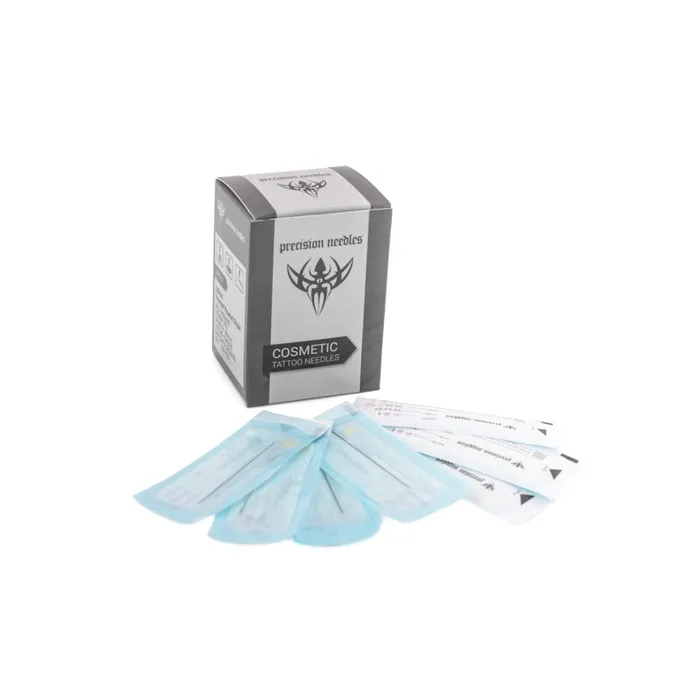 Cosmetic Tattoo Needles Prompt Round Style 1 Box of 100 Precision Needles Anal Cosmetic Tattoo Needles Prompt Round Style 1 Box of 100 Precision Needles Anal