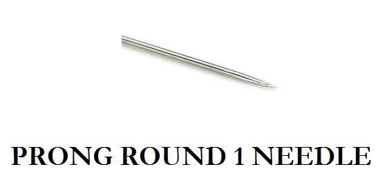 Cosmetic Tattoo Needles Prompt Round Style 1 Box of 100 Precision Needles Anal