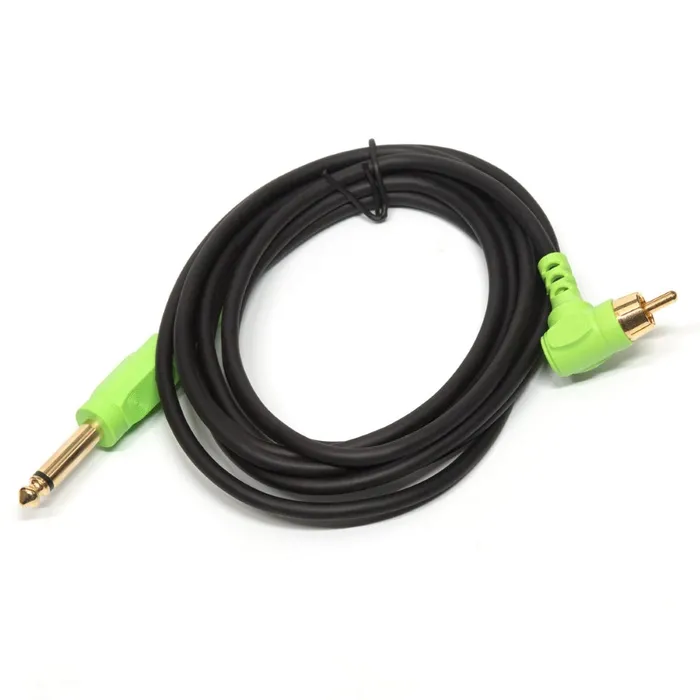 Critical Tattoo Anal Critical Magnetic 90 Degree RCA Cord 7 Green and Black Critical Tattoo Anal Critical Magnetic 90 Degree RCA Cord 7 Green and Black