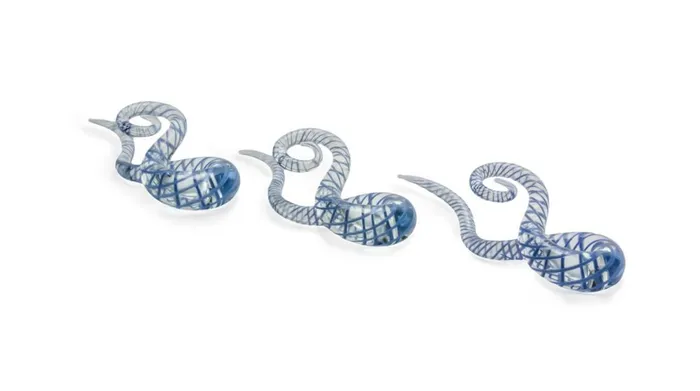 Curls and Loops Glass Hanger Style BlueClear Price Per 2 Painful Pleasures Dildos Curls and Loops Glass Hanger Style BlueClear Price Per 2 Painful Pleasures Dildos
