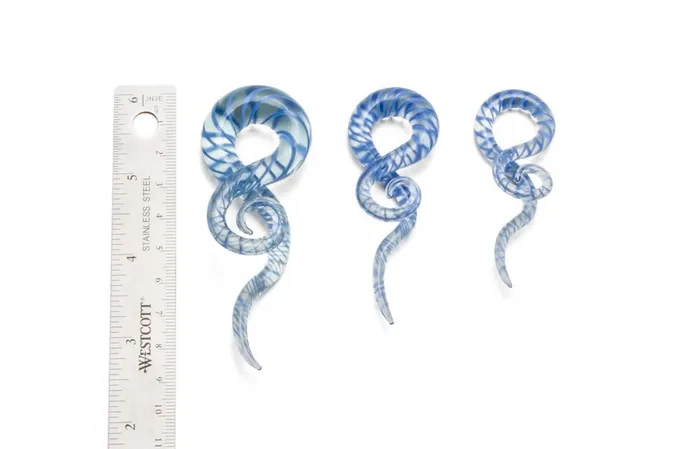 Curls and Loops Glass Hanger Style BlueClear Price Per 2 Painful Pleasures Dildos Curls and Loops Glass Hanger Style BlueClear Price Per 2 Painful Pleasures Dildos