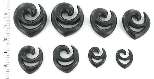 DEKU Shield Kayu ArengBlack Wood Earrings Body Jewelry Price Per 1 Elementals Organics Anal