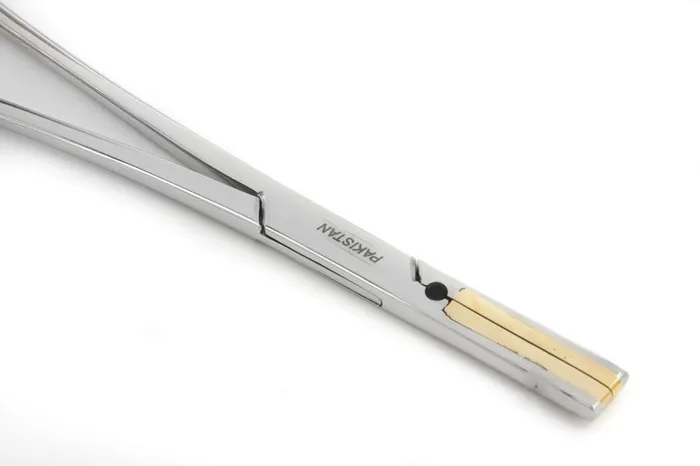Dermal Anchor Locking Forceps 55 with Brass Tips Pierced Tools Male Sex Toys