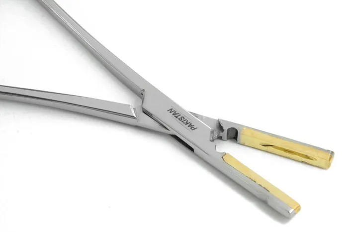 Dermal Anchor Locking Forceps 55 with Brass Tips Pierced Tools Male Sex Toys
