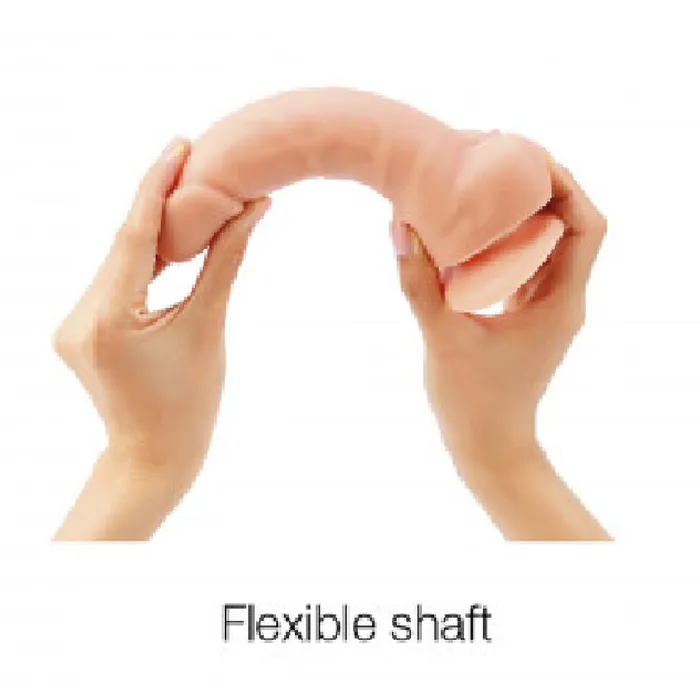 Dildos Lovely Planet Sliding Skin Realistic XXLarge 825 Inch Vanilla Silicone Dildo with Suction Cup