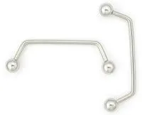 Dildos Painful Pleasures 14g 80 Stainless Steel Surface Barbell