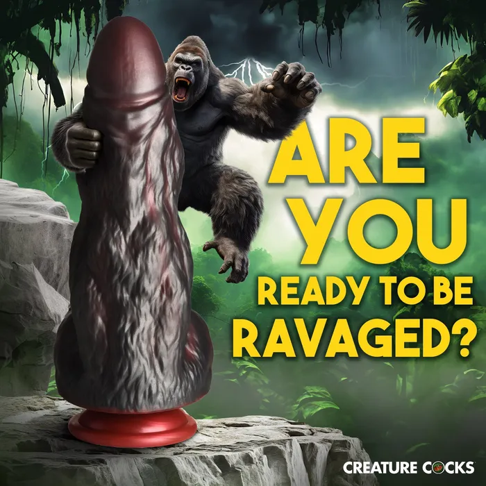 Dildos XR Brands King Kong Thick 9 Inch Silicone Gorilla Dildo