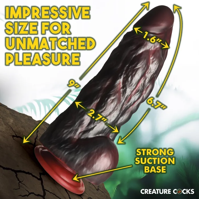 Dildos XR Brands King Kong Thick 9 Inch Silicone Gorilla Dildo