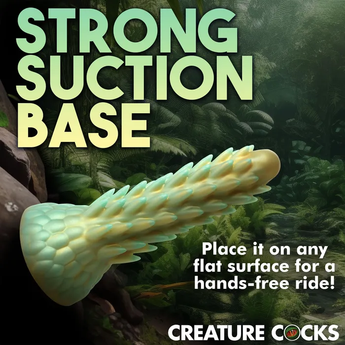 Dildos XR Brands Stegosaurus Spiky Reptile Silicone Dildo