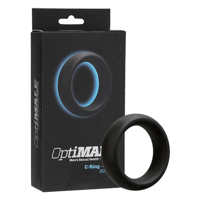 Doc Johnson Enterprises OptiMale Silicone CRing 45 mm Black Anal