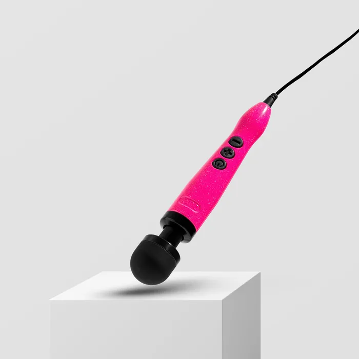 Doxy Vibrators Doxy Die Cast 3 Compact Wand Vibrator Hot Pink