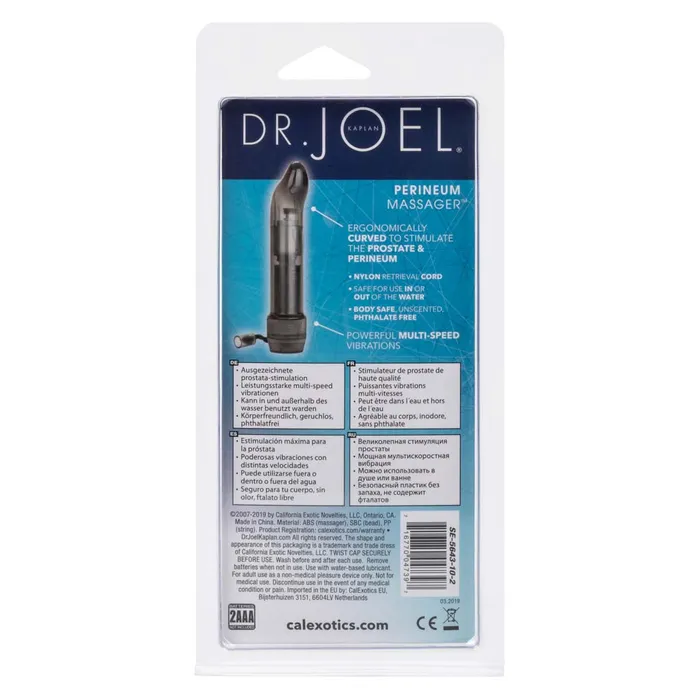 Dr Joel Kaplan Perineum Anal Prostate Massager 45 Inch by Cal Exotics California Exotics Anal