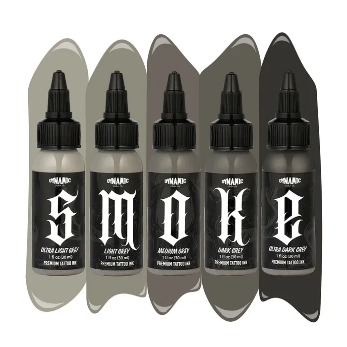 Dynamic Anal Dynamic Smoke Opaque Grey Set 5 1oz Bottles
