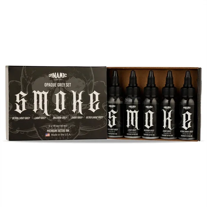 Dynamic Anal Dynamic Smoke Opaque Grey Set 5 1oz Bottles