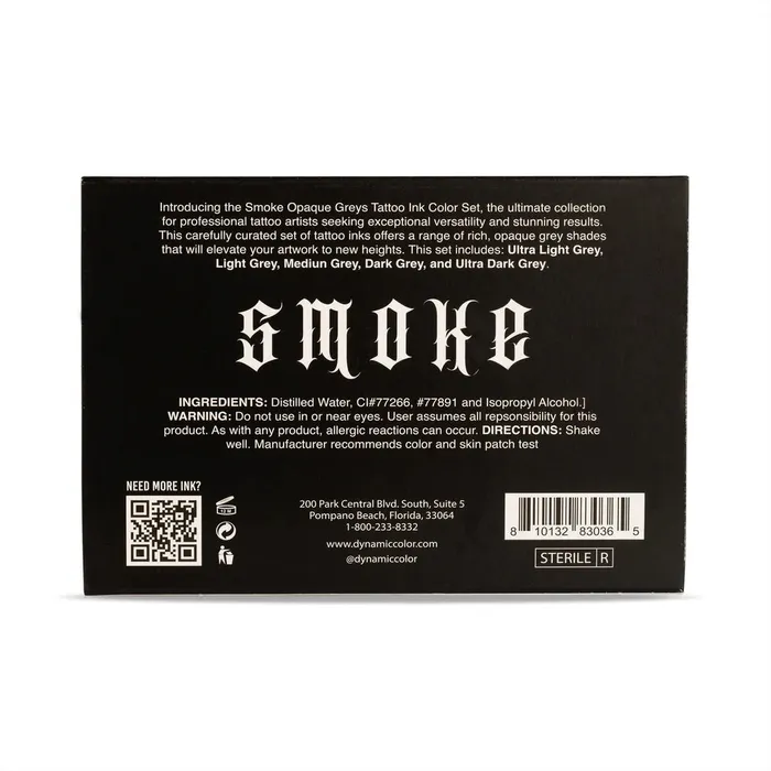 Dynamic Anal Dynamic Smoke Opaque Grey Set 5 1oz Bottles