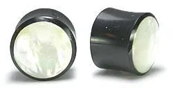 Elementals Organics Anal PEARL SHELL Plug Natural Horn Organic Body Jewelry 2g 1 14 Price Per 1