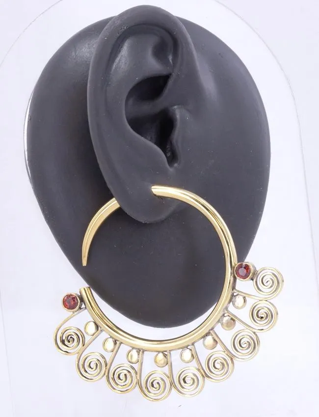 Elementals Organics Vibrators 14g 4g Bronze Indonesian EYOTA Hoop Earrings Price Per 2