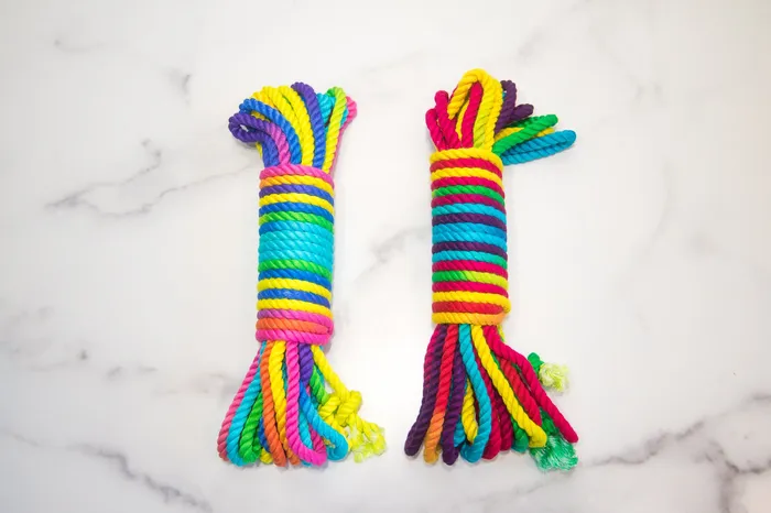 Emojibator Funfetti Rainbow Bondage Rope Couples