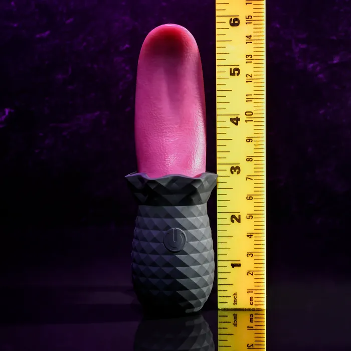 Evolved Novelties Vibrators Tongue Teaser Flickering Realistic Red Tongue Vibrator