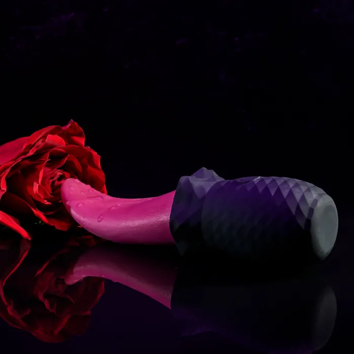 Evolved Novelties Vibrators Tongue Teaser Flickering Realistic Red Tongue Vibrator