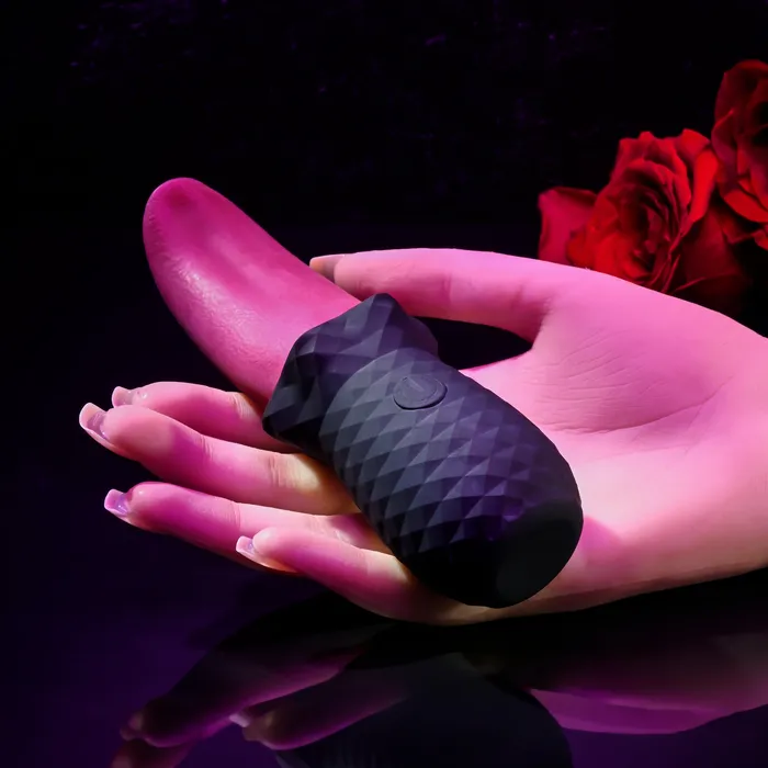 Evolved Novelties Vibrators Tongue Teaser Flickering Realistic Red Tongue Vibrator
