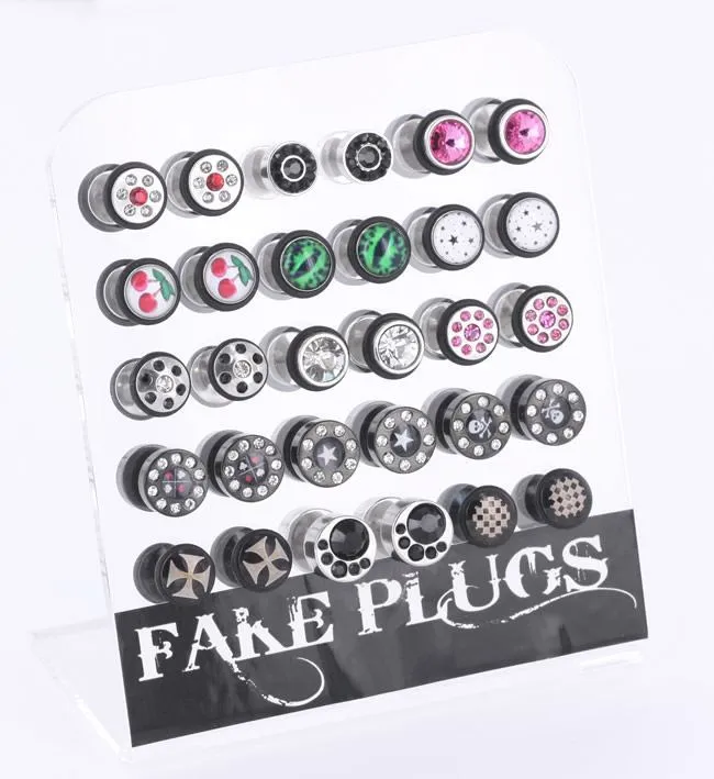 Fake Plug Acrylic Display 30 Fake Plugs Painful Pleasures Anal