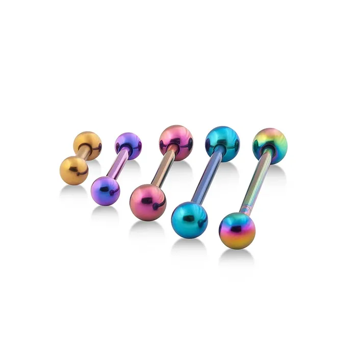 Female Sex Toys 14g Titanium Straight Barbell 18 Colors Price Per 1 Painful Pleasures