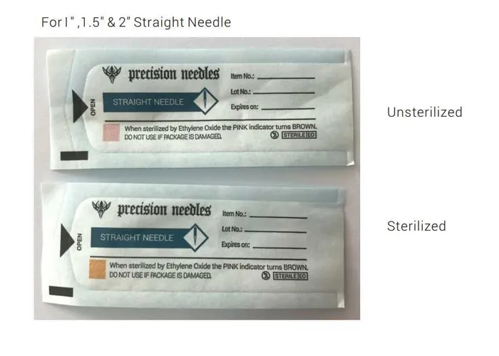 Female Sex Toys 8g Sterilized 2 Body Piercing Needles Box of 50 Precision Needles