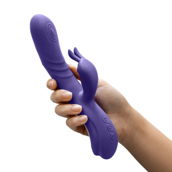 Female Sex Toys Blush Harper Double Motor GSpot Caressing Rabbit Vibrator
