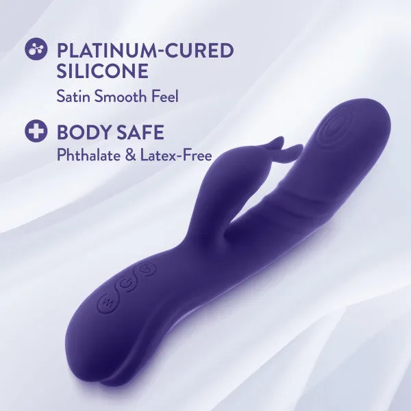 Female Sex Toys Blush Harper Double Motor GSpot Caressing Rabbit Vibrator