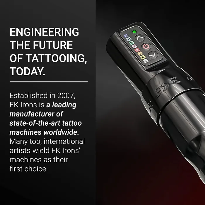 Female Sex Toys FK Irons FK Irons Spektra Flux Rotary Tattoo Machine with 2 PowerBolts Pick Color