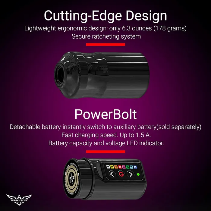 Female Sex Toys FK Irons FK Irons Spektra Flux Rotary Tattoo Machine with 2 PowerBolts Pick Color