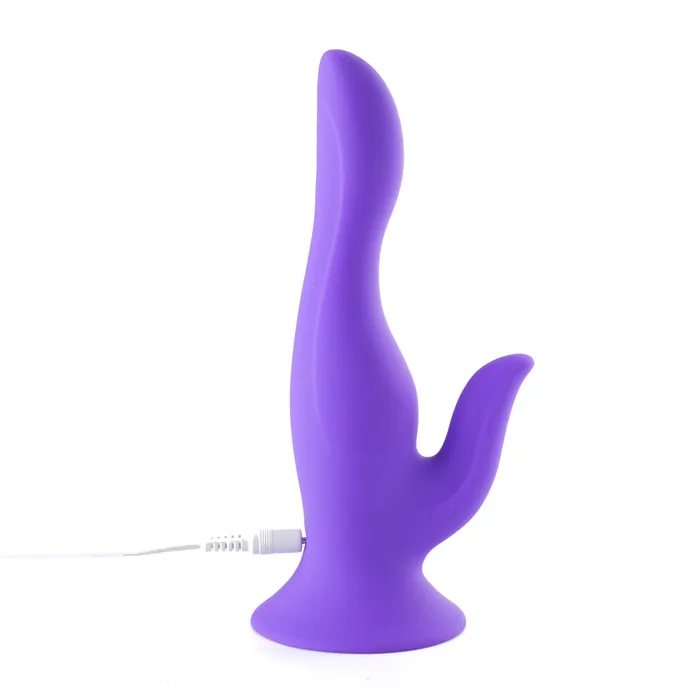 Female Sex Toys Maia Toys VIVIAN USB Rechargeable Dual Vibrating Dong 10 Functions NEON PURPLE