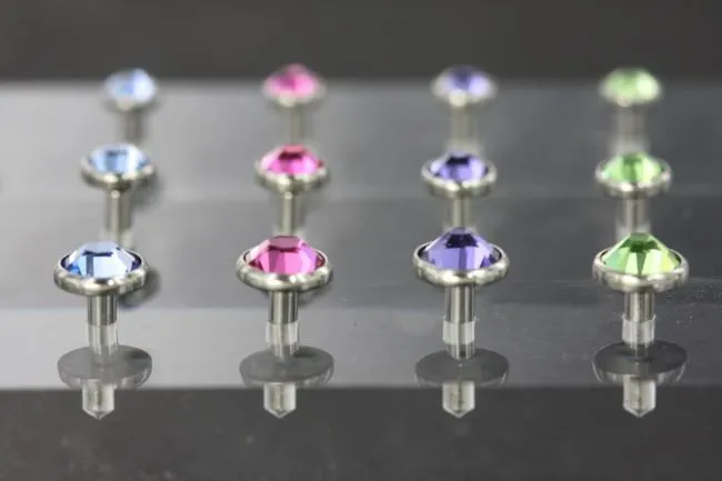 Female Sex Toys Painful Pleasures 16g Internally Threaded Straight Barbell for Acrylic Display Block Price Per 1