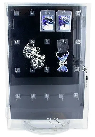 Female Sex Toys Painful Pleasures 18 Double Sided Body Jewelry Display with J Hooks Display Only