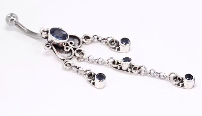 Female Sex Toys Painful Pleasures Risque Bali Belly Wholesale Body Jewelry 14g 716