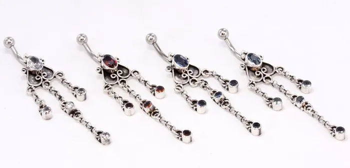 Female Sex Toys Painful Pleasures Risque Bali Belly Wholesale Body Jewelry 14g 716