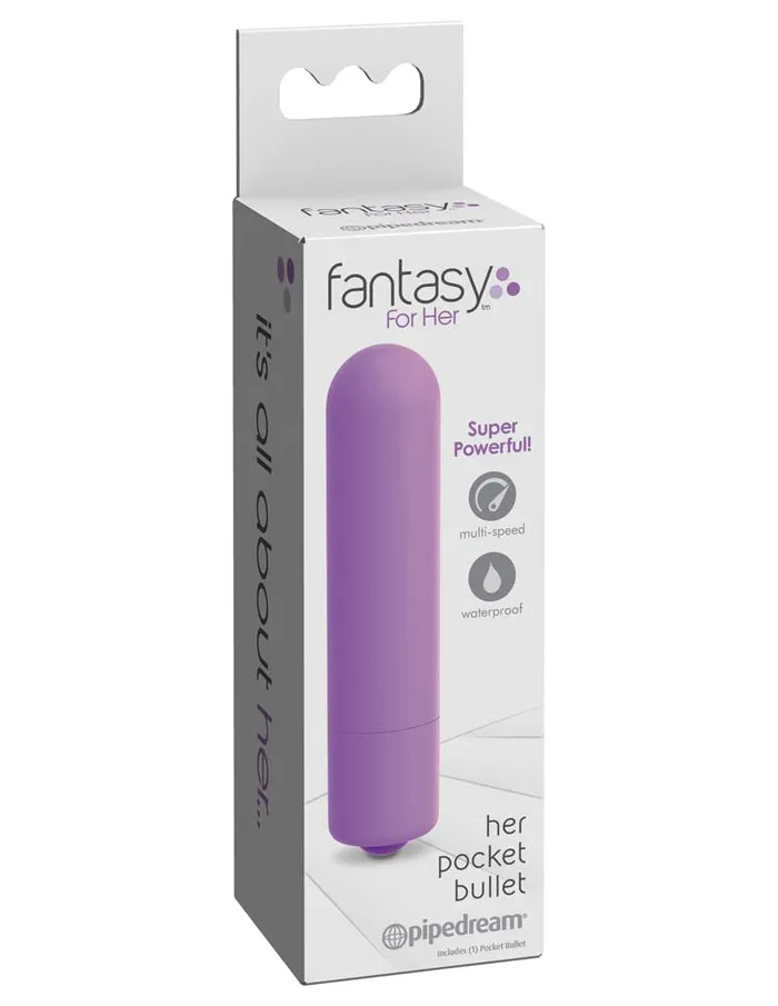 Female Sex Toys Pipedream Products Fantasy For Her Pocket Bullet Vibrator Waterproof
