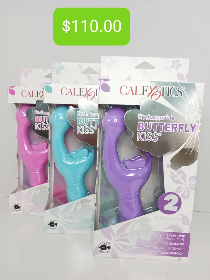 Female Sex Toys Pleasher Spot Rechargeable Butterfly Kiss