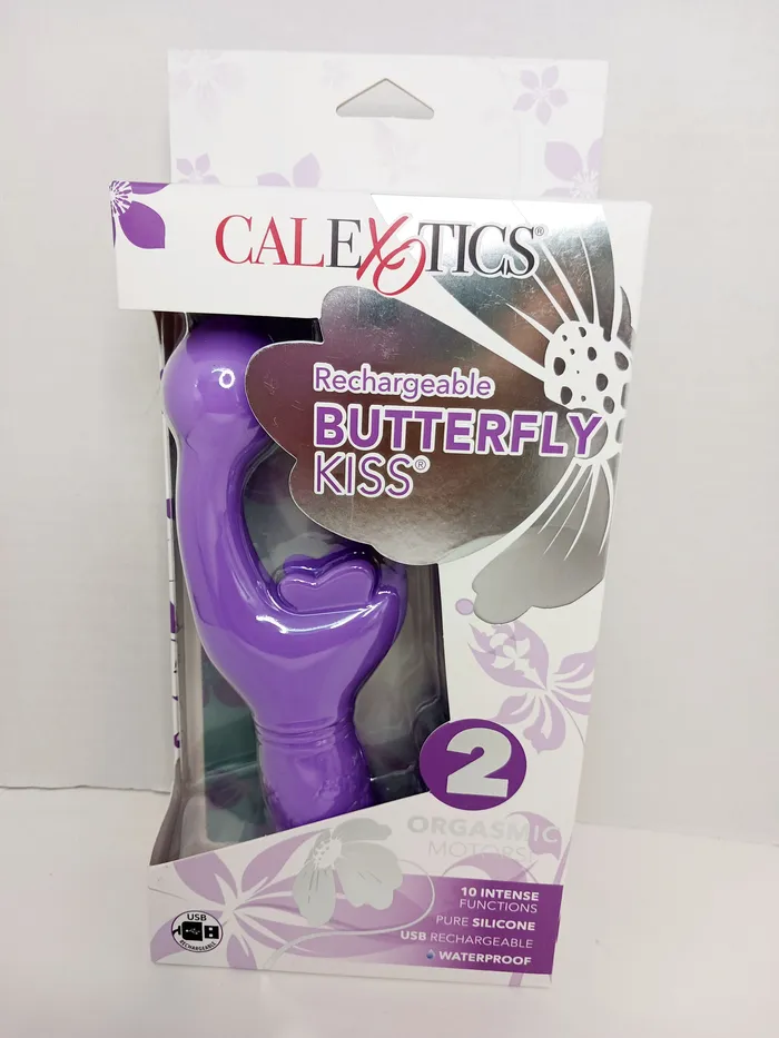 Female Sex Toys Pleasher Spot Rechargeable Butterfly Kiss