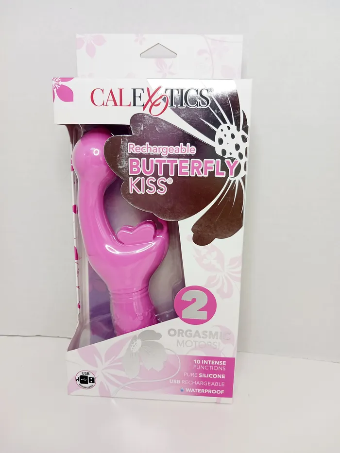 Female Sex Toys Pleasher Spot Rechargeable Butterfly Kiss