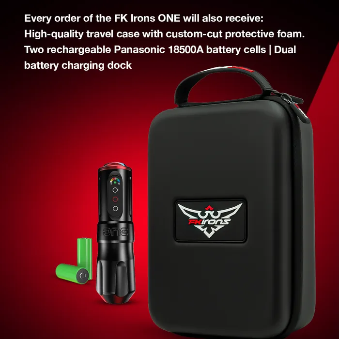 FK Irons One Tattoo Machine with Drop in Battery Pick Stroke and Color FK Irons Female Sex Toys