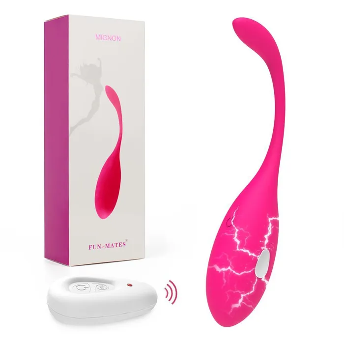 FUNMATES Female Sex Toys Mignon Women Electronictherapy Pelvic Floor Electroshock Kegel Balls with Remote