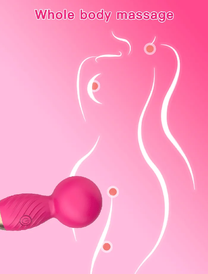 FunMates Vibrators Nemo Rose Red AV Vibrator16 Frequency Vibration