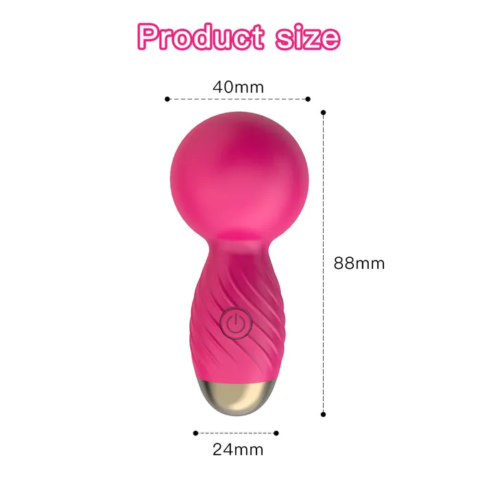 FunMates Vibrators Nemo Rose Red AV Vibrator16 Frequency Vibration