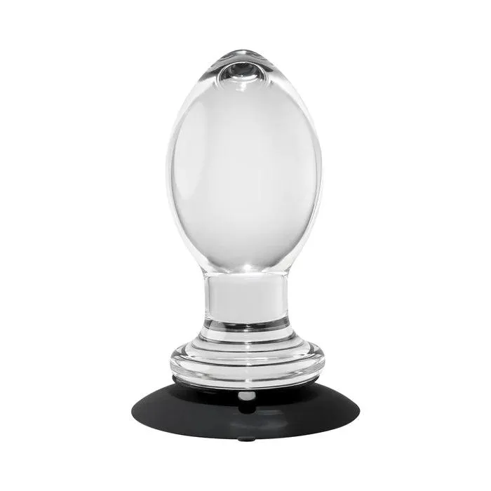 Gender X Crystal Ball Suction Cup Anal Plug Clear Gender X Anal