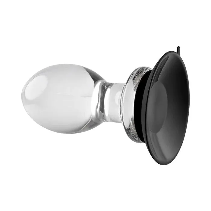 Gender X Crystal Ball Suction Cup Anal Plug Clear Gender X Anal
