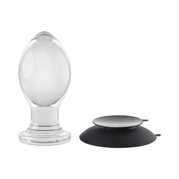Gender X Crystal Ball Suction Cup Anal Plug Clear Gender X Anal